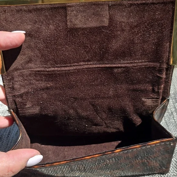 Tory Burch sunglass case / cosmetic case - Picture 6 of 6